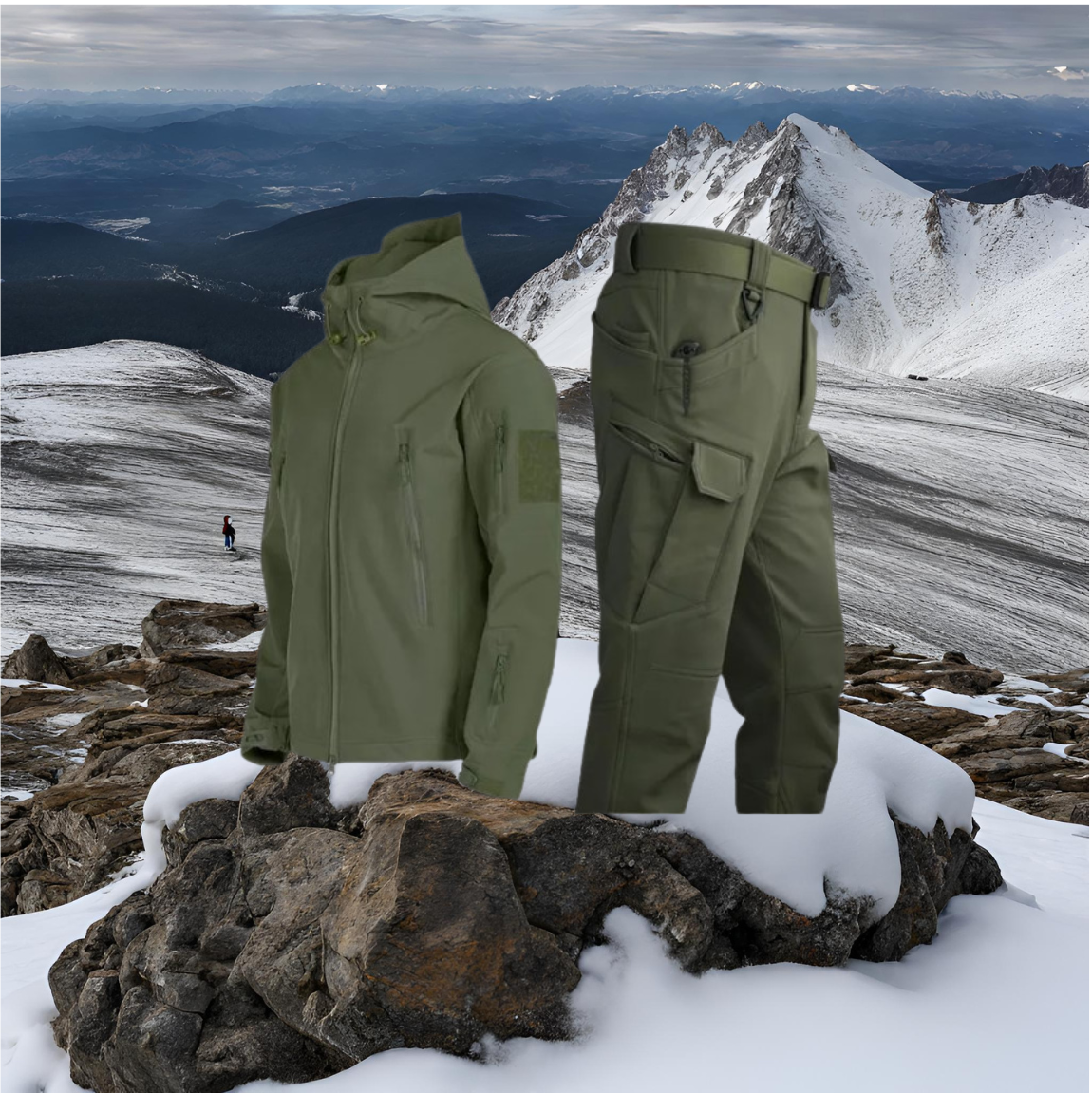 Indestructible High Performance Waterproof Hiking Suit - Mountain / Nature