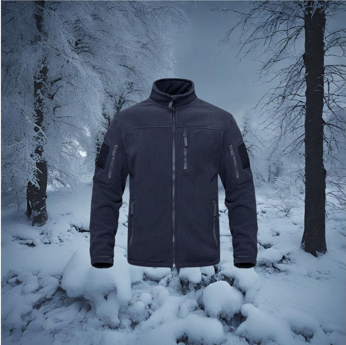 Herren-Fleecejacke – Camping/Wandern