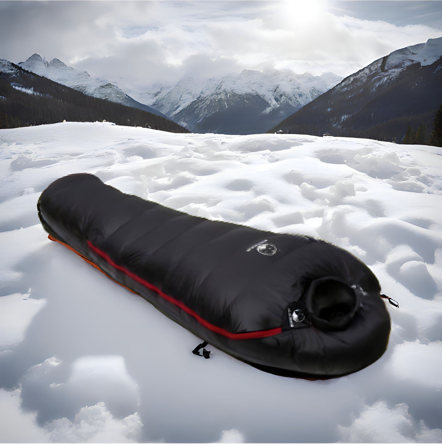 Extreme Cold Sleeping Bag 3 C Duvet Trekking All Season Less than Sauvage Evasion