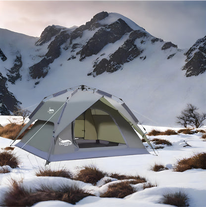 4-person hiking &amp; trekking tent - 4 seasons 