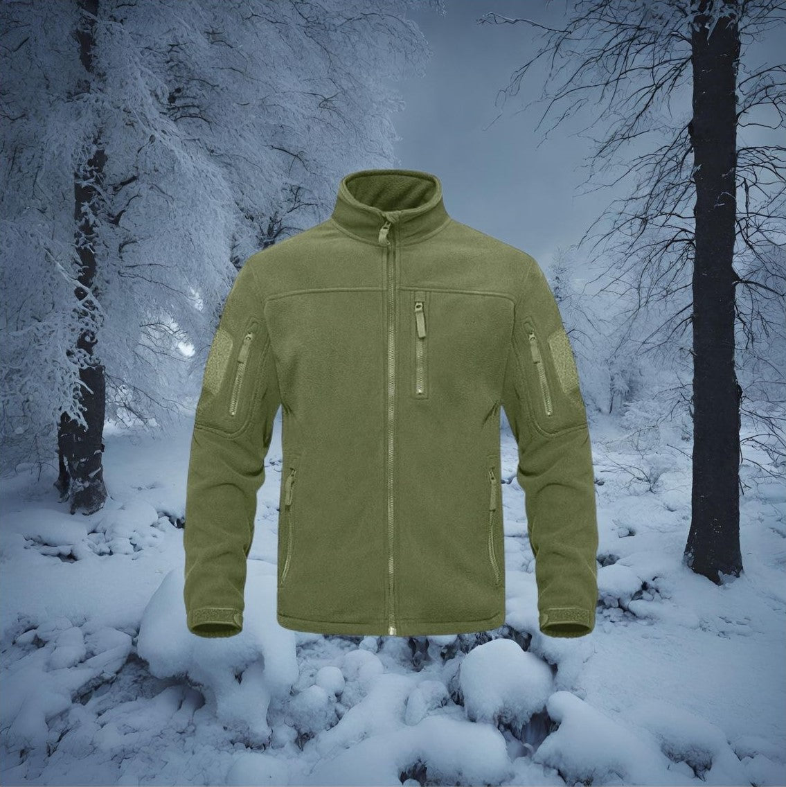 Herren-Fleecejacke – Camping/Wandern